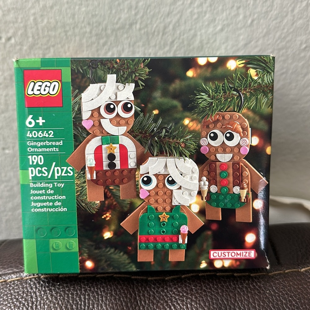 Lego Gingerbread Ornaments - Picture 3 of 4